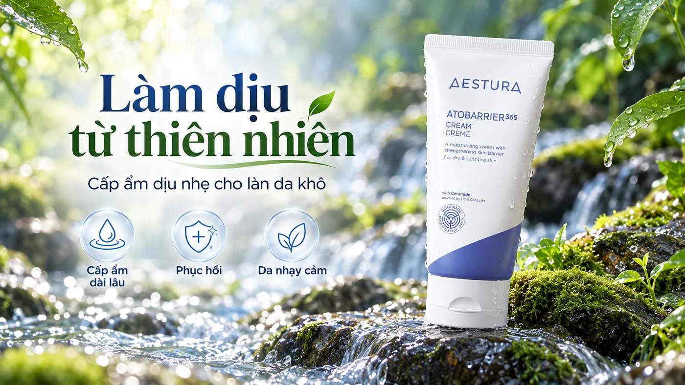 undefined - Trải nghiệm làm dịu và cấp ẩm (Aestura)