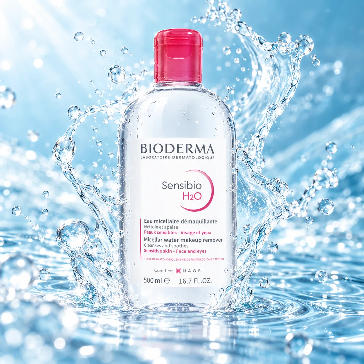 Nước Tẩy Trang Bioderma Hồng Sensibio H2O