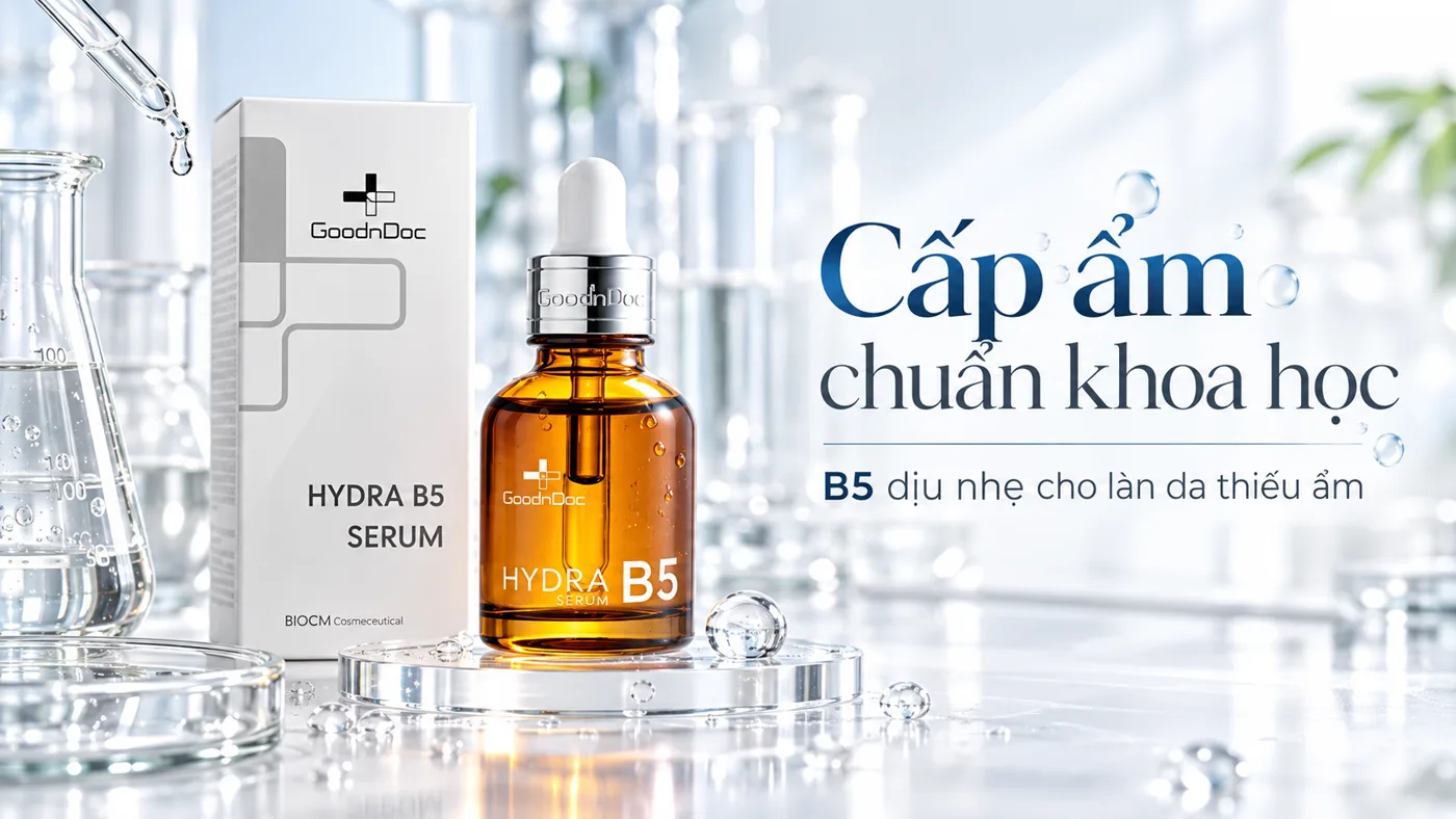 serum goodndoc hydra b5 - Trải nghiệm làm dịu và cấp ẩm (GoodnDoc)